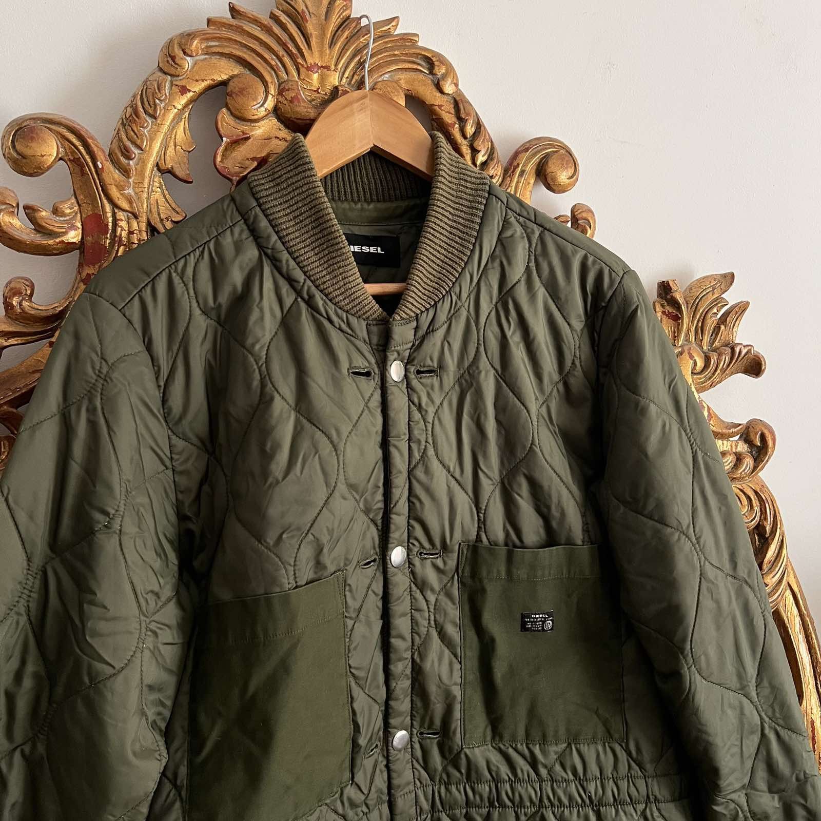 Diesel VINTAGE DIESEL 2000s QUILTED NYLON JACKET Size US L / EU 52-54 / 3 - 3 Thumbnail