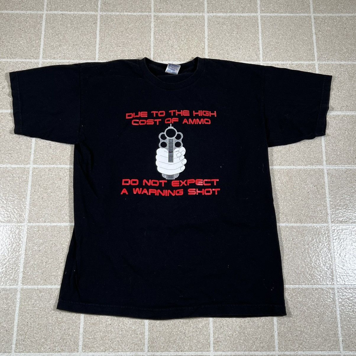 Other Vintage Don’t Expect A Warning Shot Tshirt Size L Grunge Y2K Size US L / EU 52-54 / 3 - 1 Thumbnail