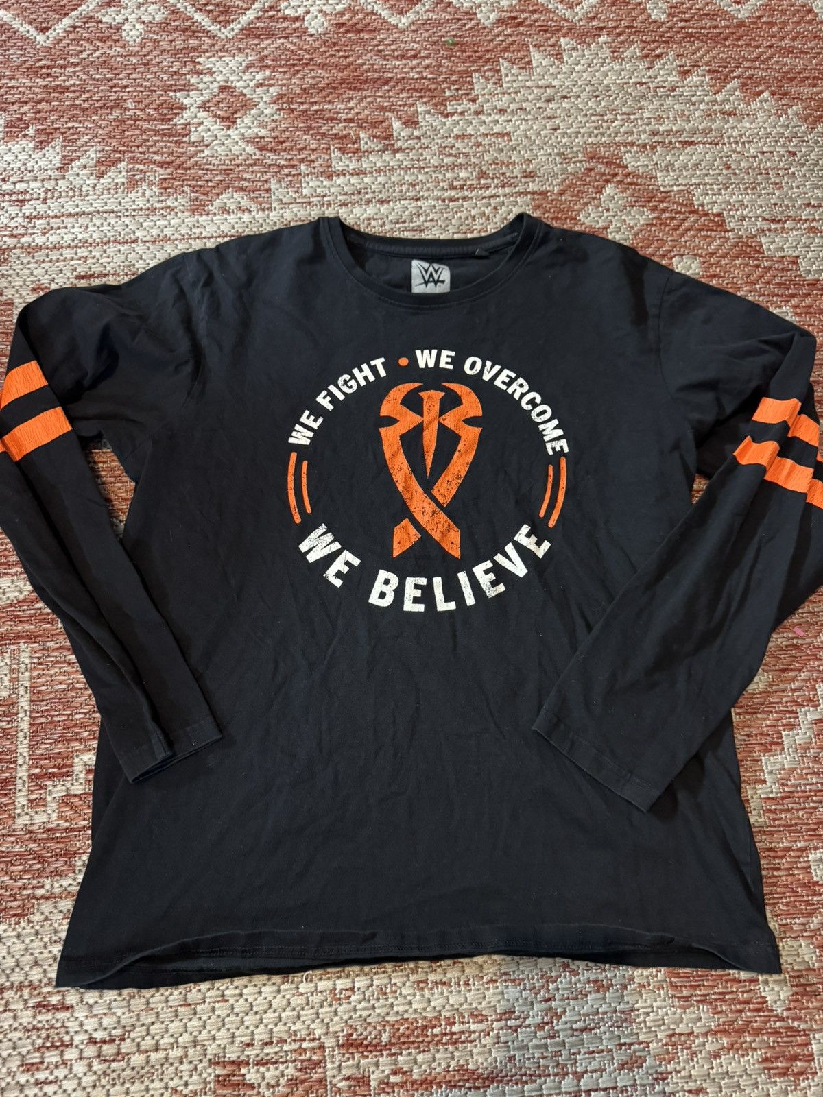 WWE WWE Roman Reigns We Right Long Sleeve Shirt Sz XL Blk Orange Size US XL / EU 56 / 4 - 1 Thumbnail