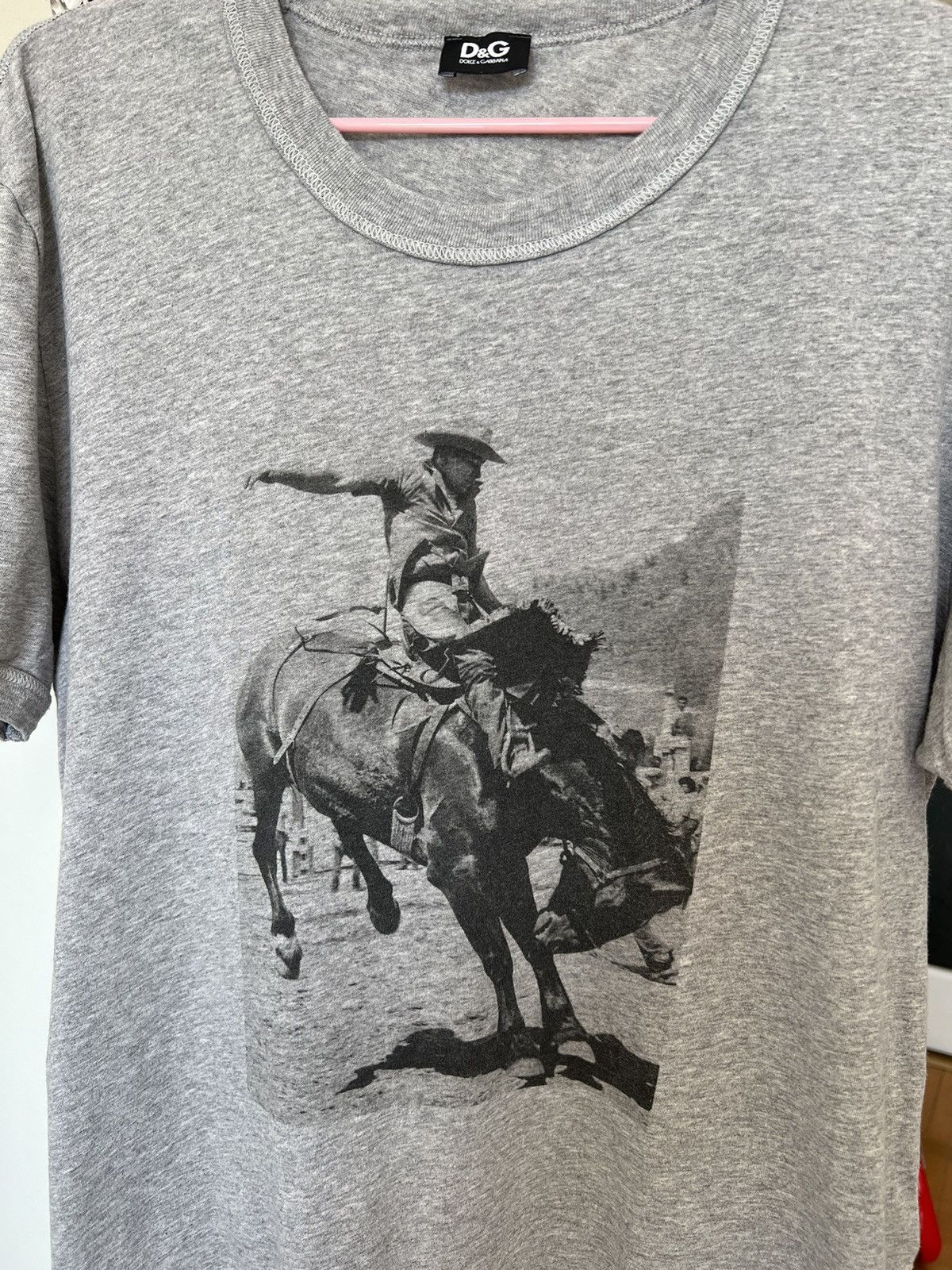 Dolce & Gabbana Rare Dolce & Gabbana "Rodeo" Horse Print t-shirt Size US L / EU 52-54 / 3 - 2 Thumbnail