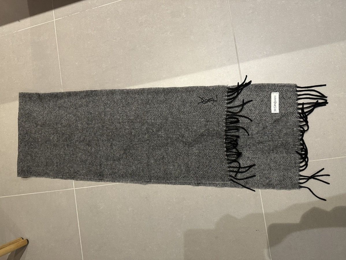 Yves Saint Laurent Wool Scarf Size ONE SIZE - 1 Thumbnail