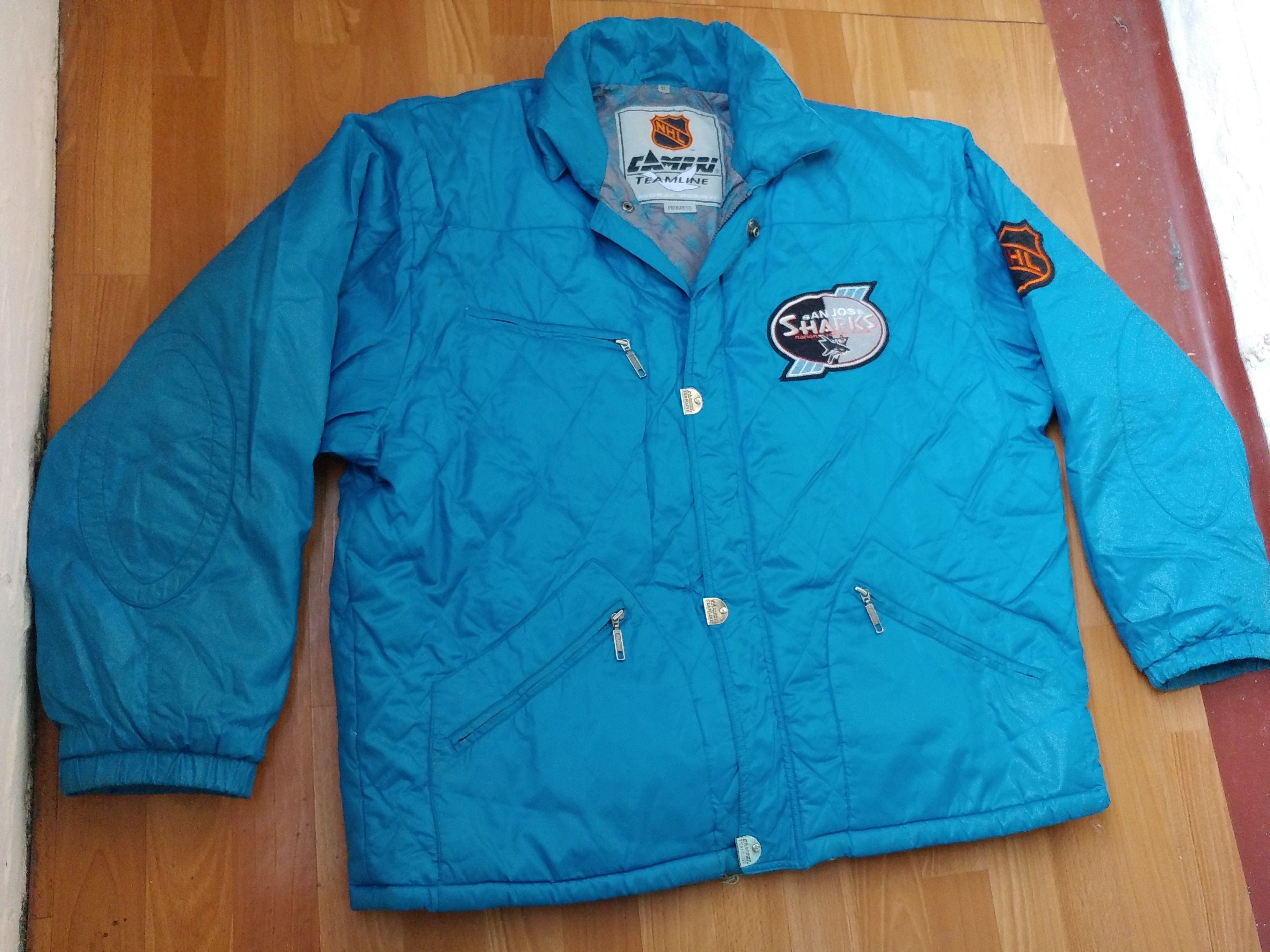NHL × Vintage NHL San Jose Sharks jacket, vintage Campri Teamline, 90s L Size US L / EU 52-54 / 3 - 10 Thumbnail
