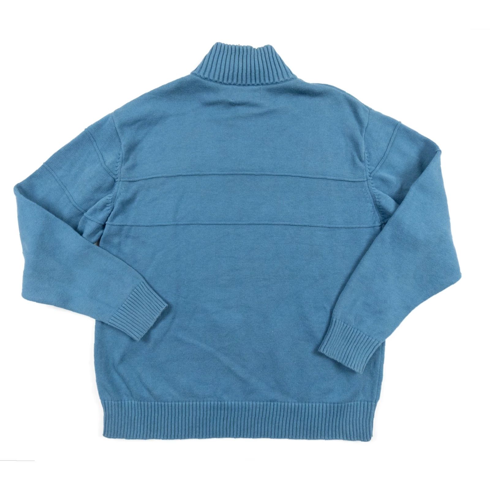 Pendleton Pendleton Mens Sweater 1/4 Zip Pullover Knit Cotton Blue Small Mock Neck Long Sleeve Regular Fit Vintage? No Size US S / EU 44-46 / 1 - 7 Thumbnail