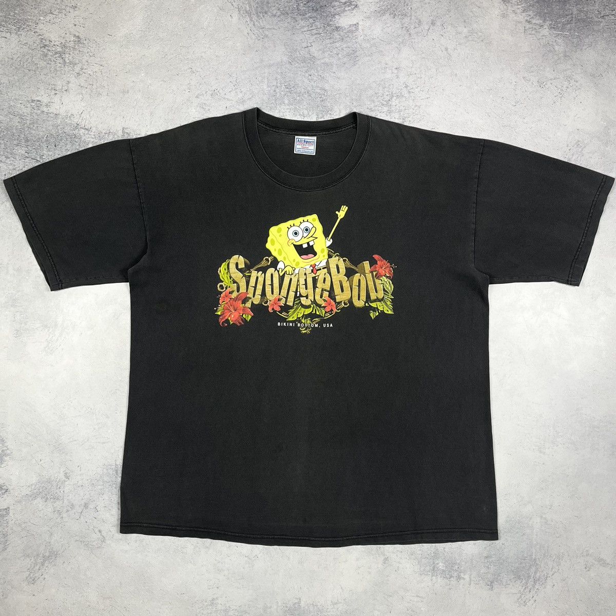 Cartoon Network Vintage Sponge Bob y2k Nickelodeon cartoon T Shirt 2000’s Size US XXL / EU 58 / 5 - 2 Thumbnail