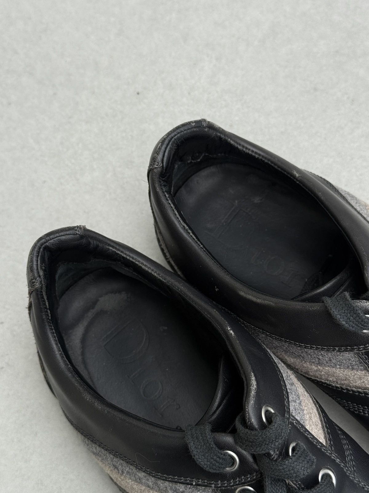 Dior Archive Dior Homme B18 Hedi Slimane Leather Sneakers In Size US 11 / EU 44 - 18 Thumbnail