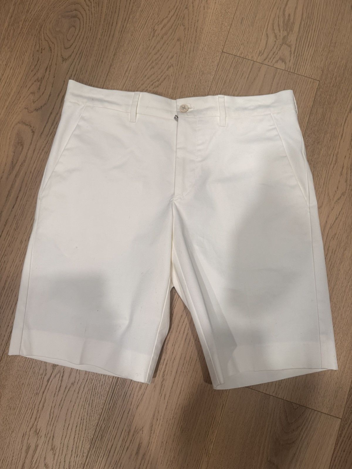 Prada Prada White Cotton Shorts Size 46 Small Size US 30 / EU 46 - 1 Thumbnail