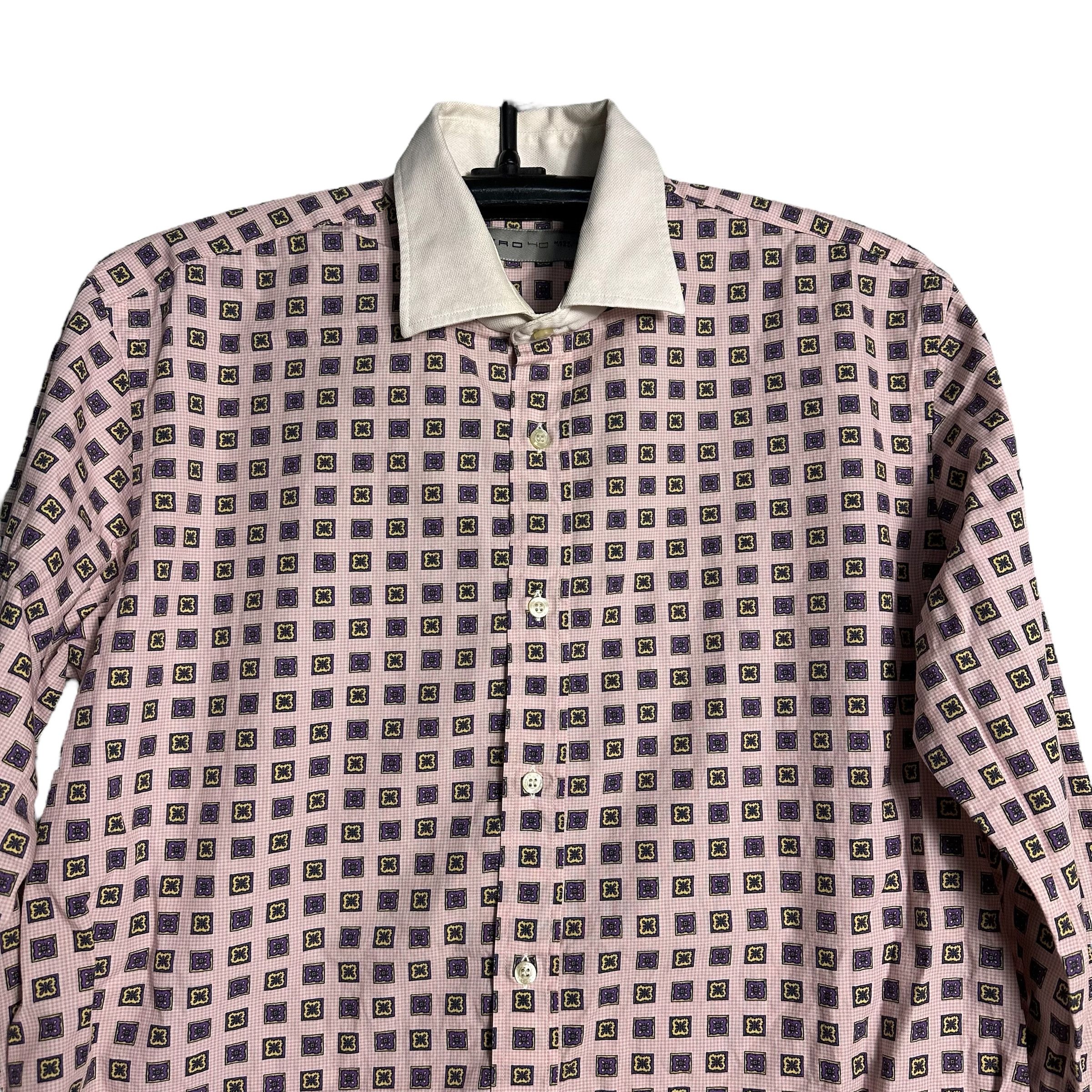 Etro 🔥RARE🔥Vintage Etro OVP Button Up Shirt Made in Italy Size US XXS / EU 40 - 2 Thumbnail