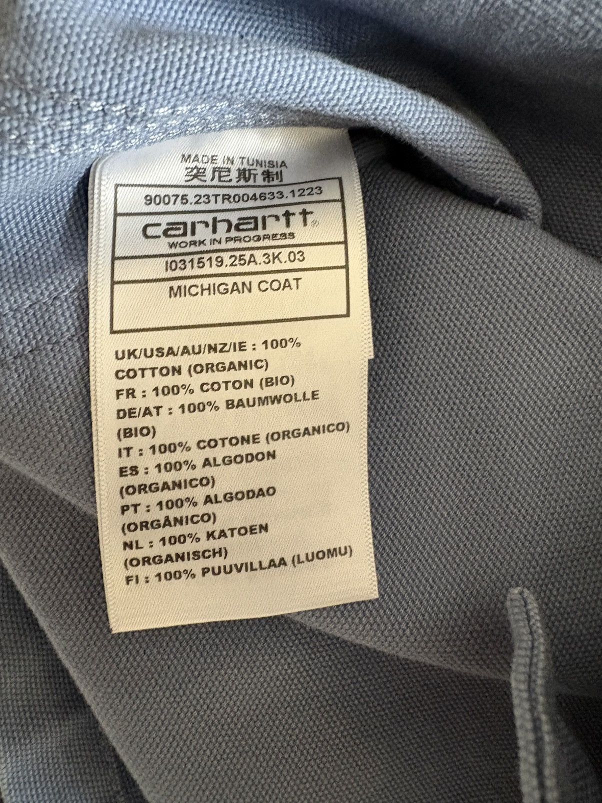 Carhartt Wip Carhartt WIP Michigan Coat – Bay Blue / Size XS Size US XS / EU 42 / 0 - 7 Thumbnail