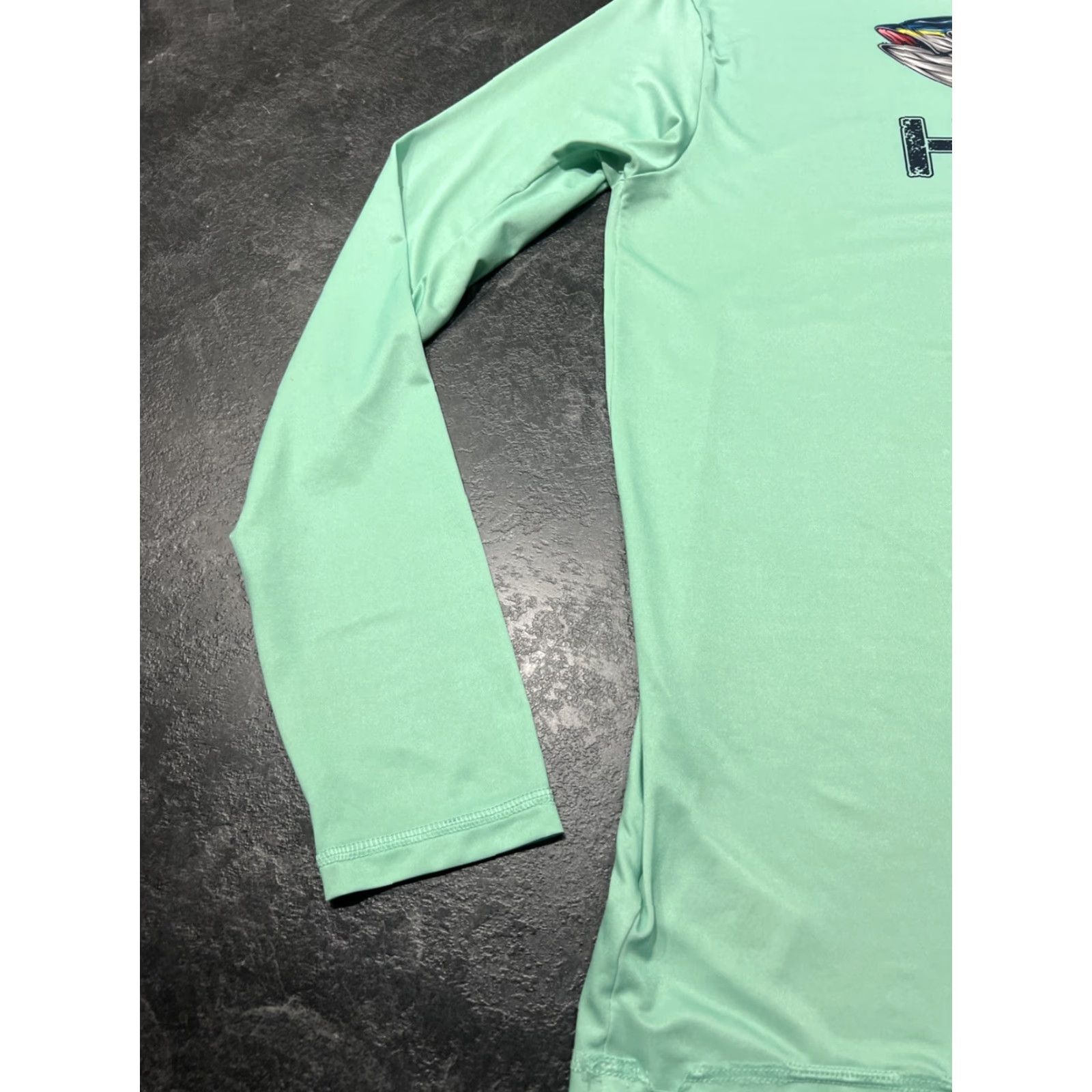 Habitat Habit Men's Tee Broadside Basin Graphic UPF 40+ M Green Performance Tee Shirts Men Habit Broadside Basin Graphic Tee Size US 31 - 6 Thumbnail