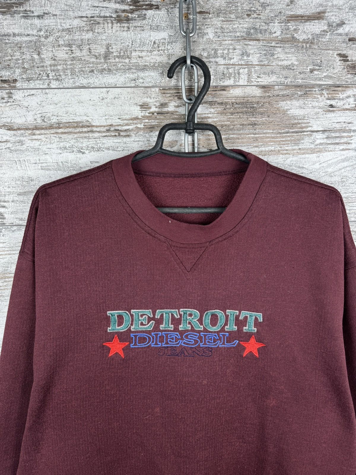 Diesel × Vintage Mens Vintage Diesel Detroit jeans sweatshirt rare USA y2k Size US M / EU 48-50 / 2 - 2 Thumbnail