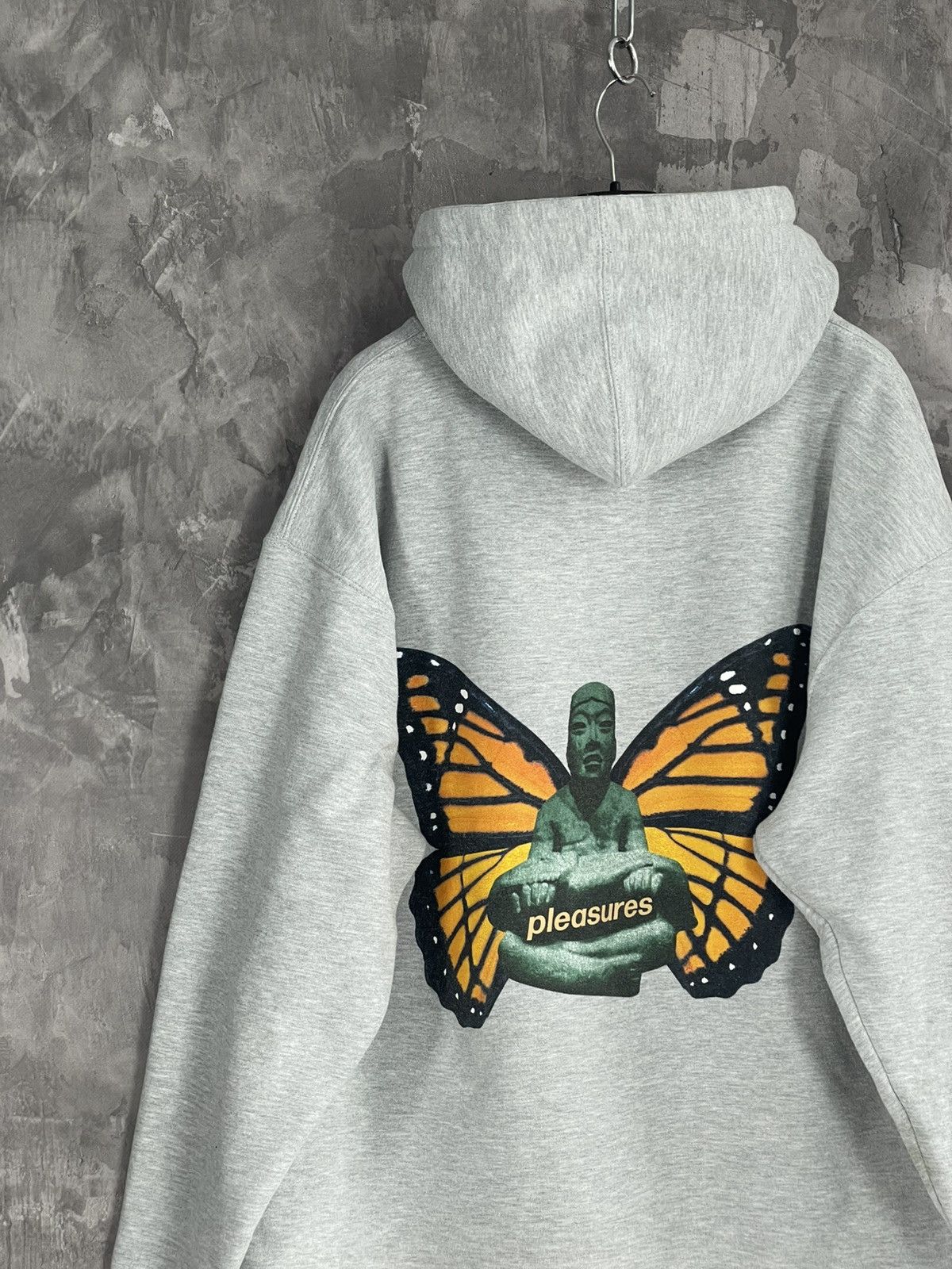 Hypebeast × Pleasures Y2K Pleasures Butterfly Logo Baggy Hype Hoodie Size US XL / EU 56 / 4 - 9 Thumbnail