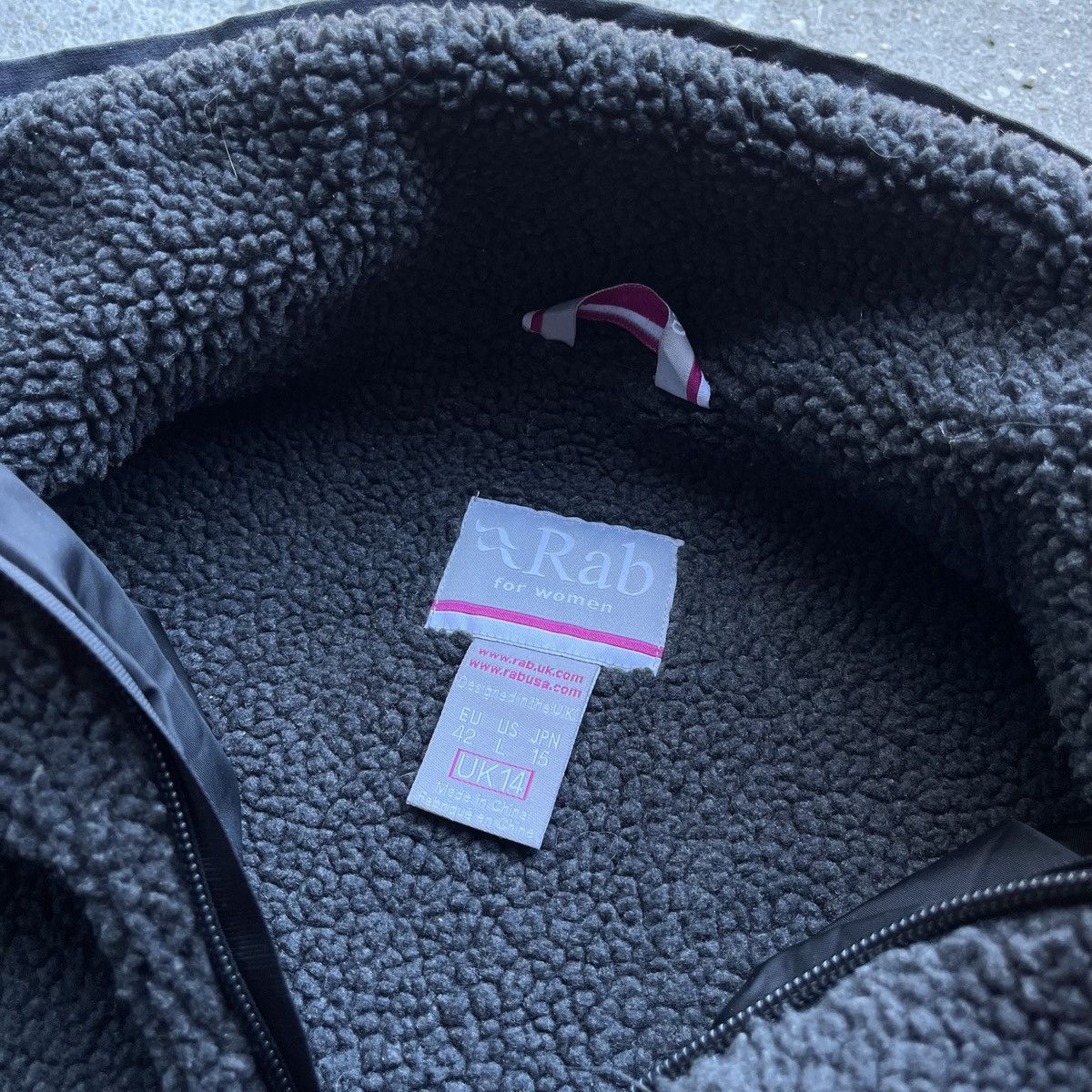 Rab × Vintage RAB Vintage Fleece Jacket Sherpa jacket Size L / US 10 / IT 46 - 4 Thumbnail