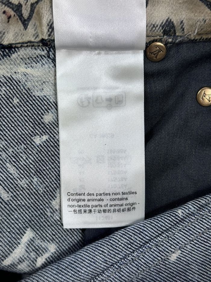Louis Vuitton Monogram Print Faded Denim Size US 36 / EU 52 - 14 Thumbnail