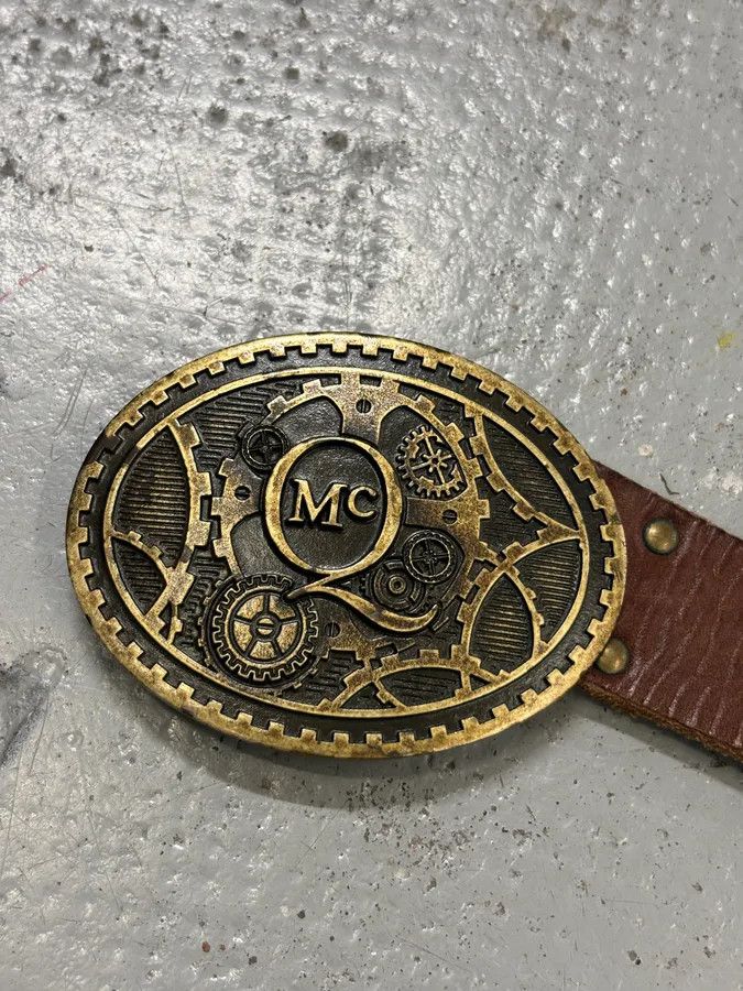 Alexander McQueen Alexander McQueen Brown Leather Steampunk Buckle Belt Size ONE SIZE - 5 Thumbnail