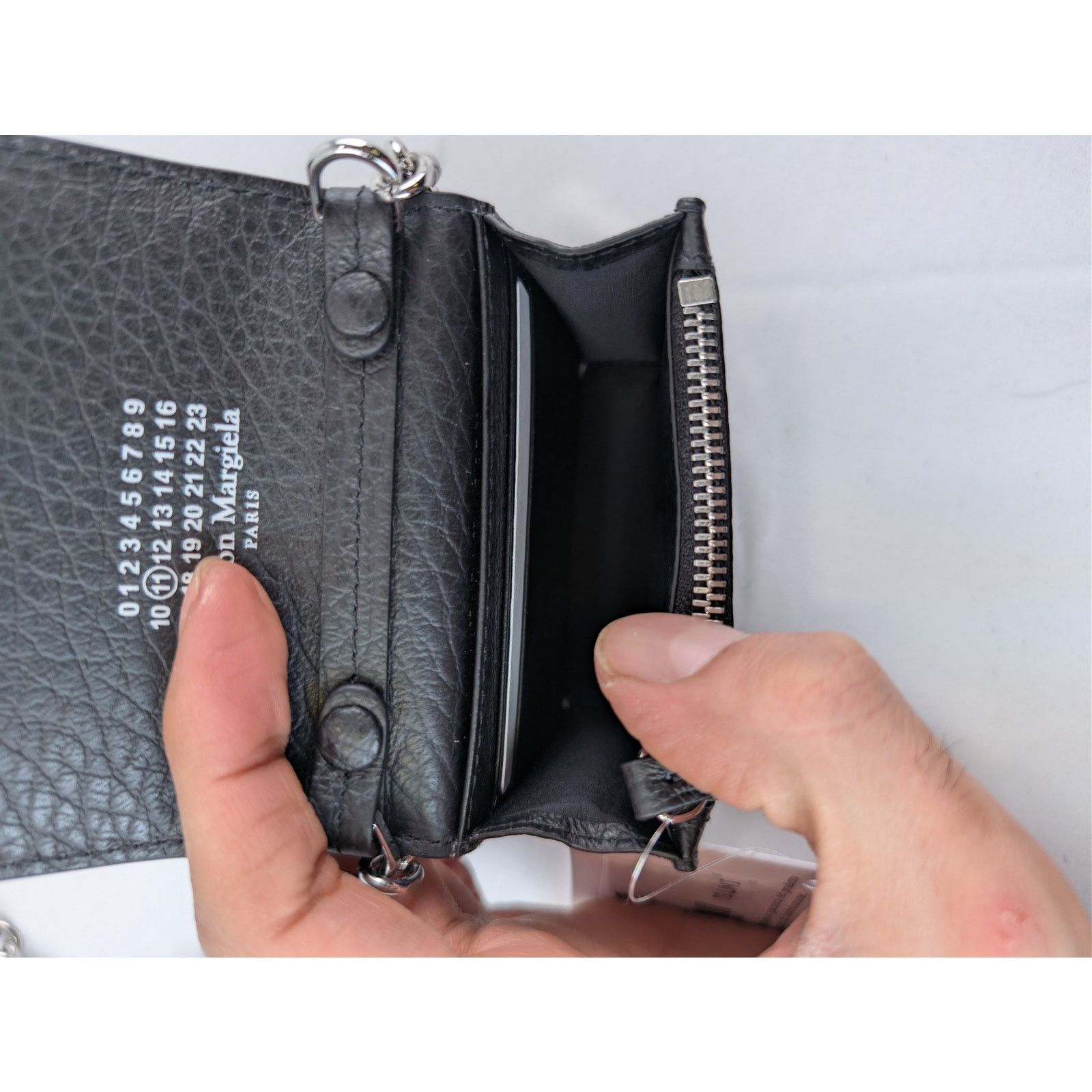 Maison Margiela o1rshd1 Size: OS / Four Stitch Mini Chain Bag Wallet Black Size ONE SIZE - 6 Thumbnail