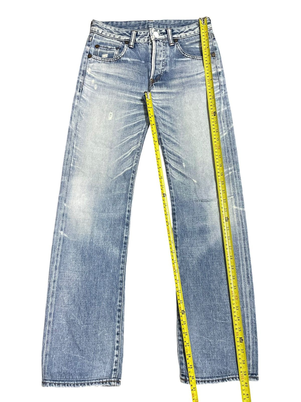 Vintage Japanese Stunning Lure Buckle Back Fade Wash Jeans