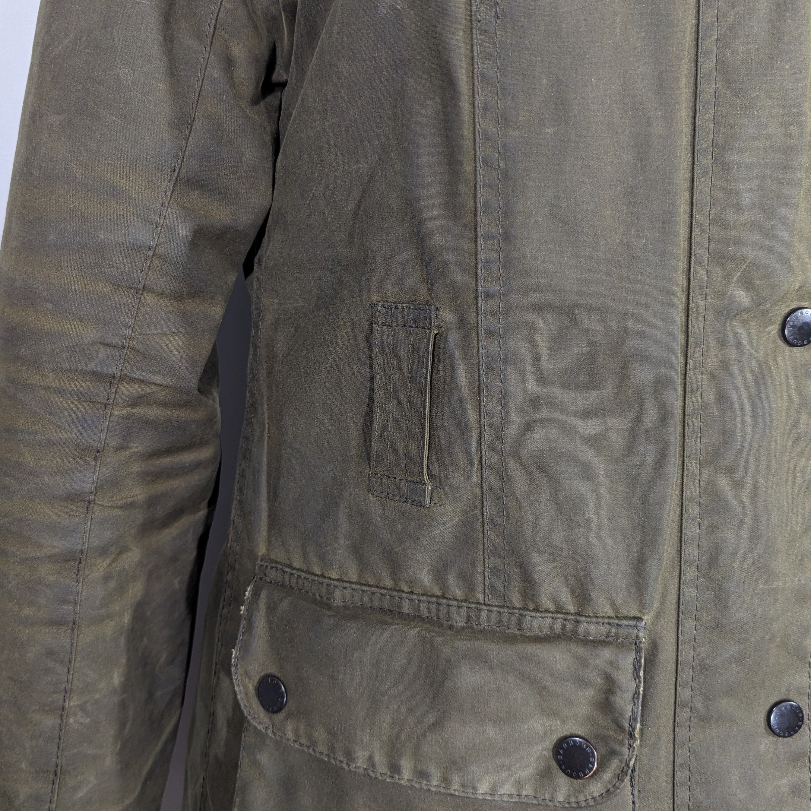 Barbour Barbour International SMU Weyhill Wax Jacket Waxed Cotton Size M / US 6-8 / IT 42-44 - 8 Thumbnail
