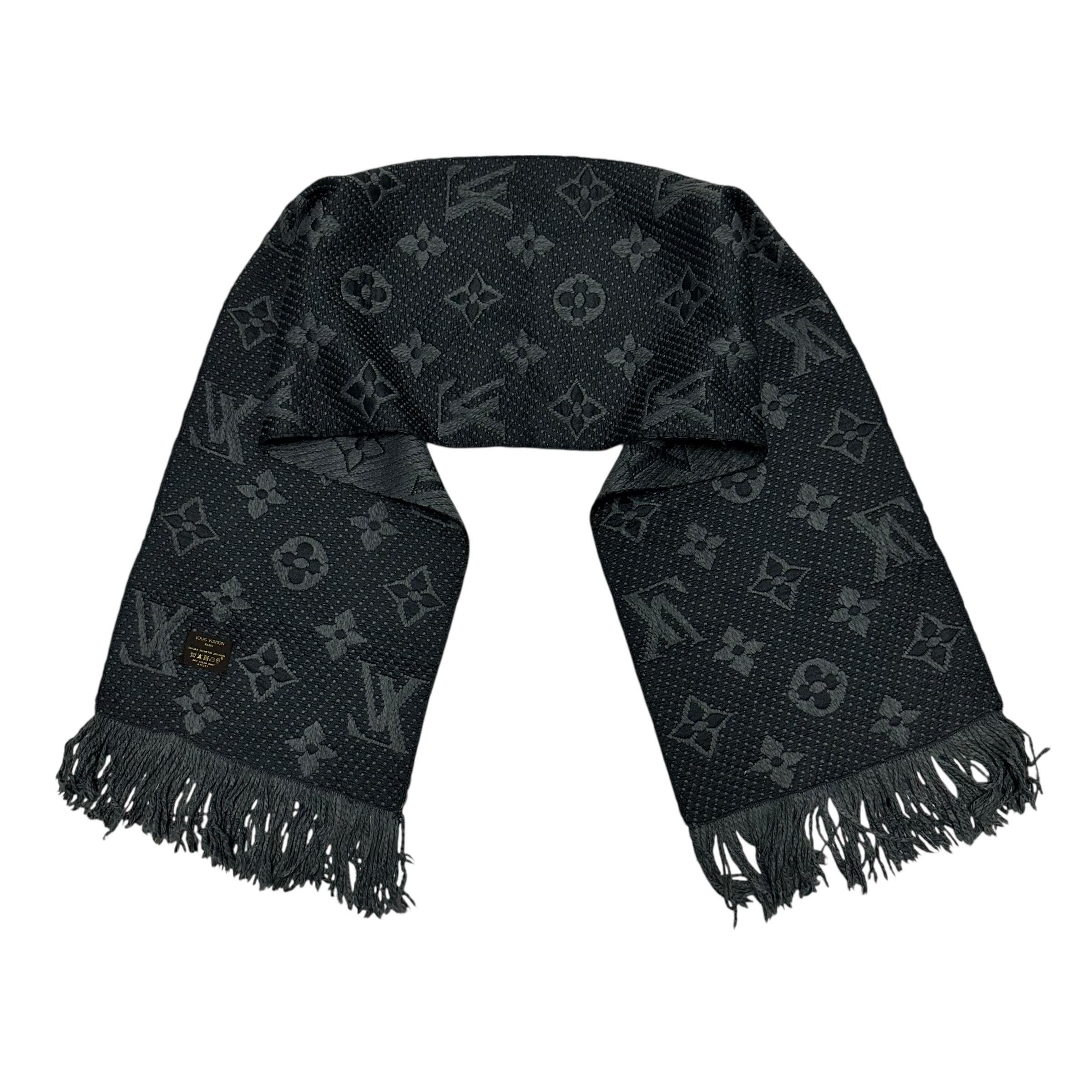 Louis Vuitton LOUIS VUITTON Monogram Silk Metal Wool Muffler Size ONE SIZE - 5 Thumbnail