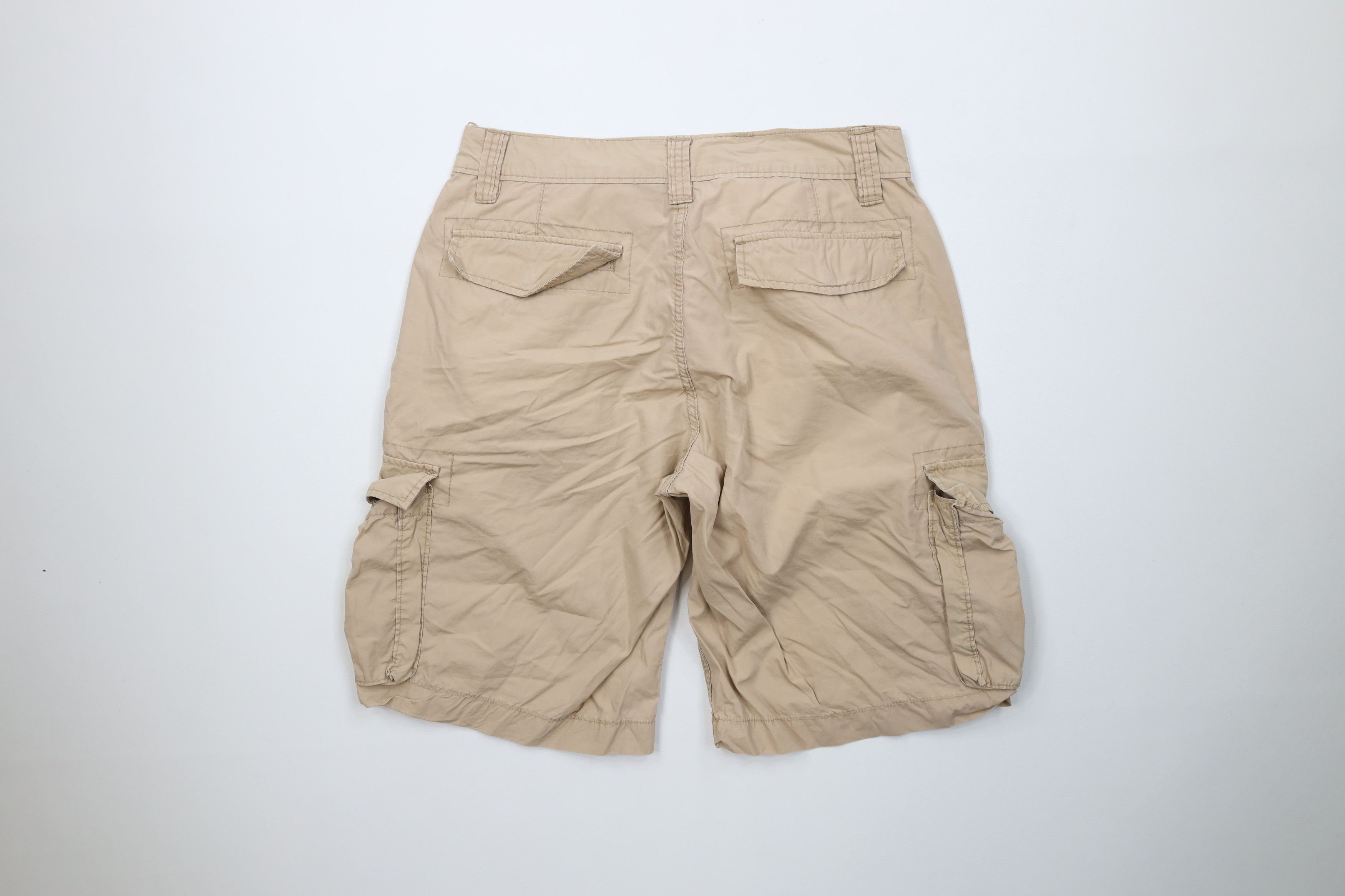 Ralph Lauren Vintage 90s Ralph Lauren Spell Out Cargo Shorts Beige Cotton Size US 32 / EU 48 - 9 Thumbnail