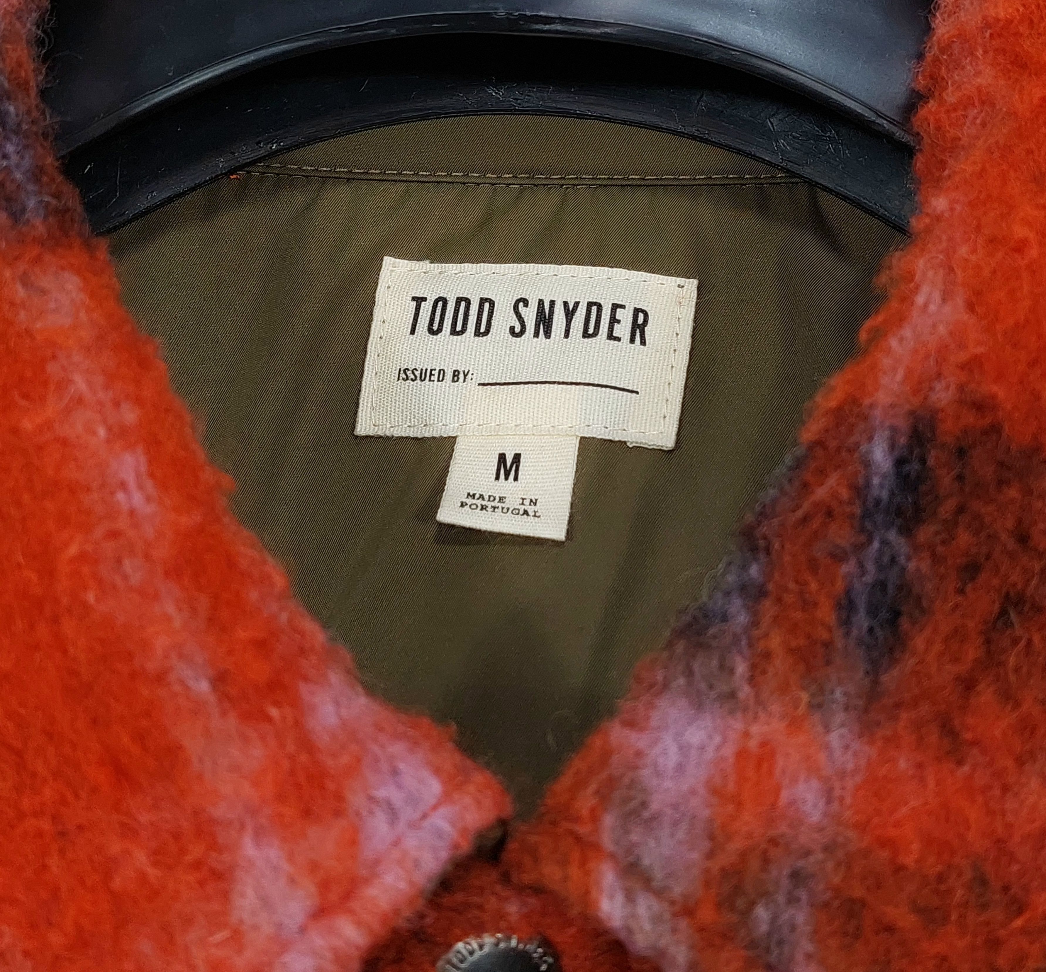 Todd Snyder check wool pockets down jacket - red M Size US M / EU 48-50 / 2 - 3 Thumbnail