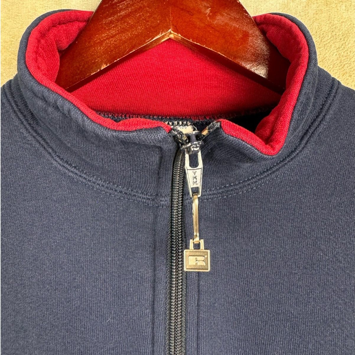 Russell Athletic × Vintage VTG 90s Russell Athletic Q Zip Sweatshirt Sz XL USA Made Size US XL / EU 56 / 4 - 7 Thumbnail