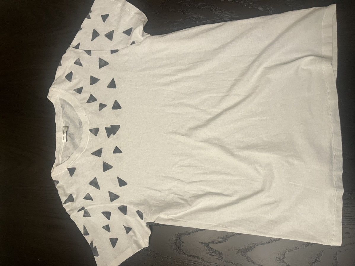 Saint Laurent Paris White triangle design Saint Laurent Shitt Size US M / EU 48-50 / 2 - 4 Thumbnail
