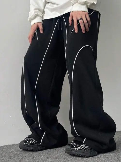 Japanese Brand Casual wide leg Sweatpants Streetwear Baggy Size US 30 / EU 46 - 2 Thumbnail
