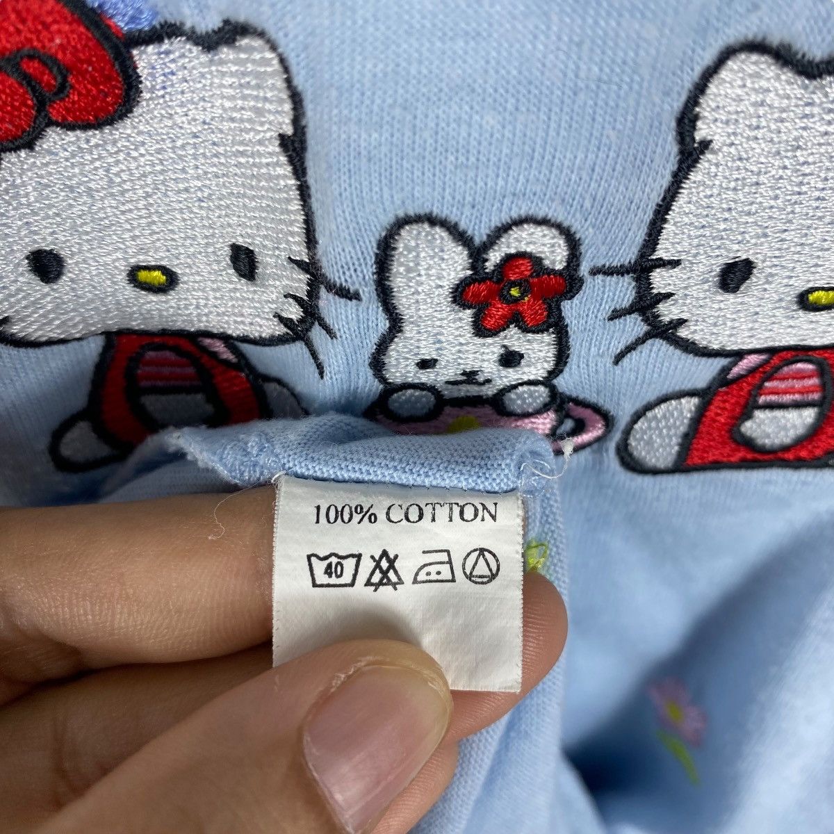Cartoon Network × Vintage Vintage 90's HELLO KITTY Embroidery Logo Women Tank Tops Size L / US 10 / IT 46 - 9 Thumbnail