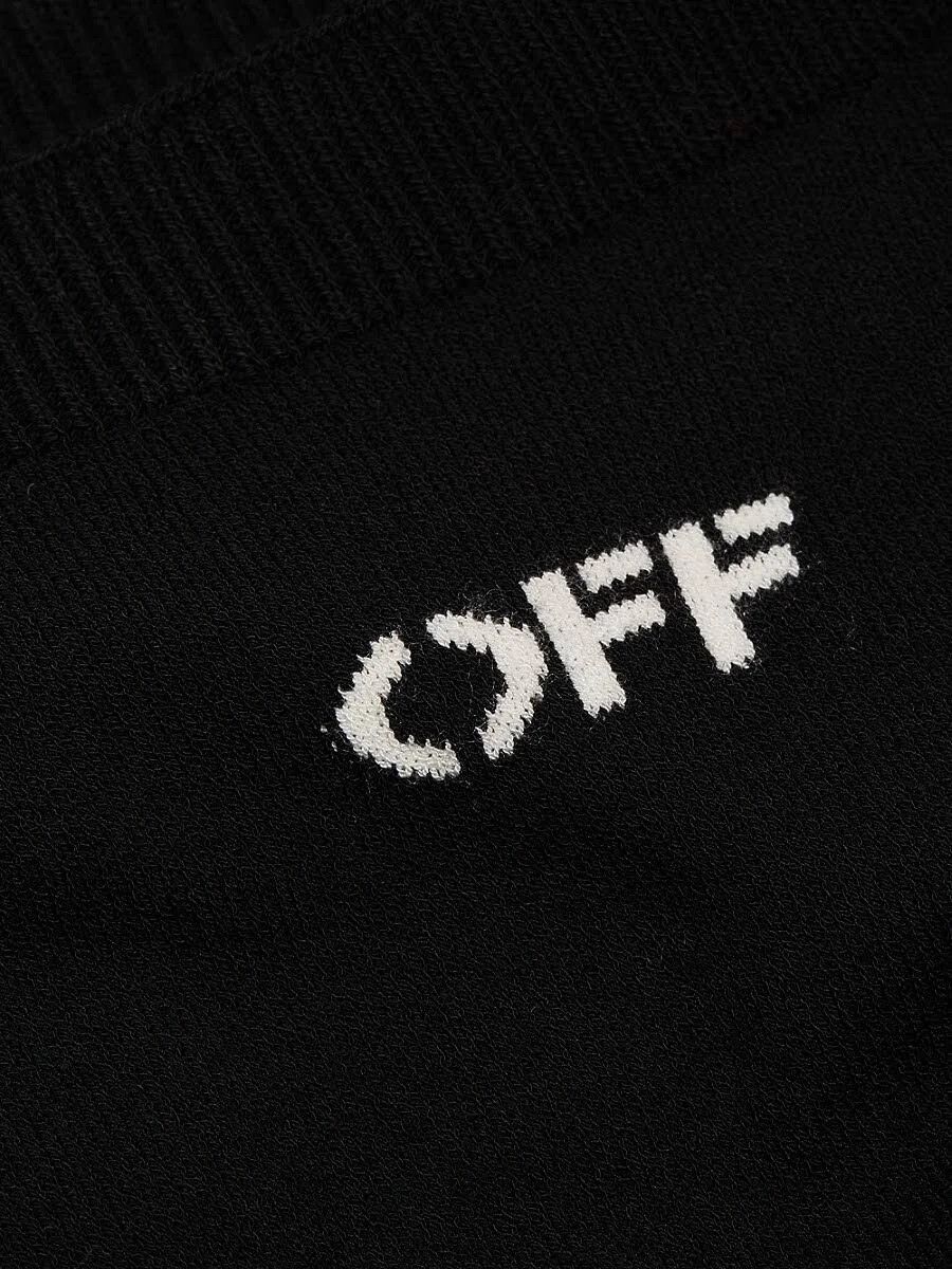 Off-White o1s22i1n0824 Lightweight Knit Midi Dress in Black Size S / US 4 / IT 40 - 5 Thumbnail