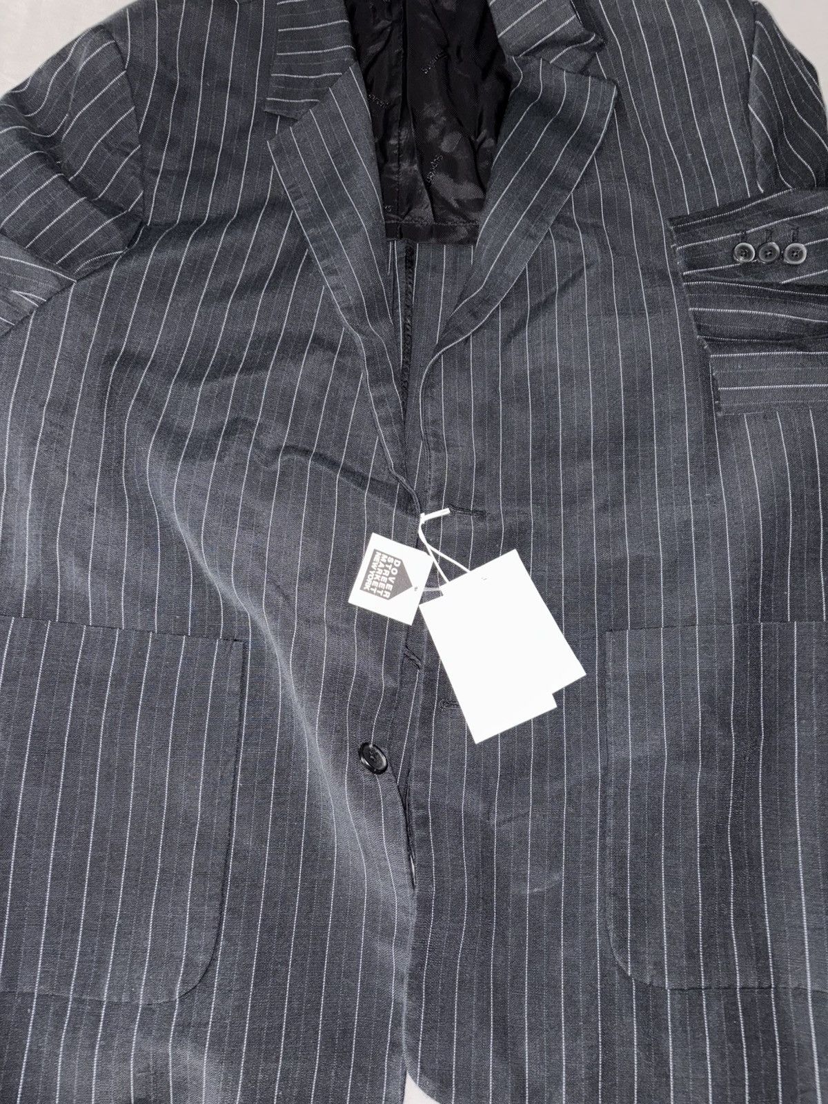 Supreme Lightweight Pinstripe Suit Black (XLARGE)