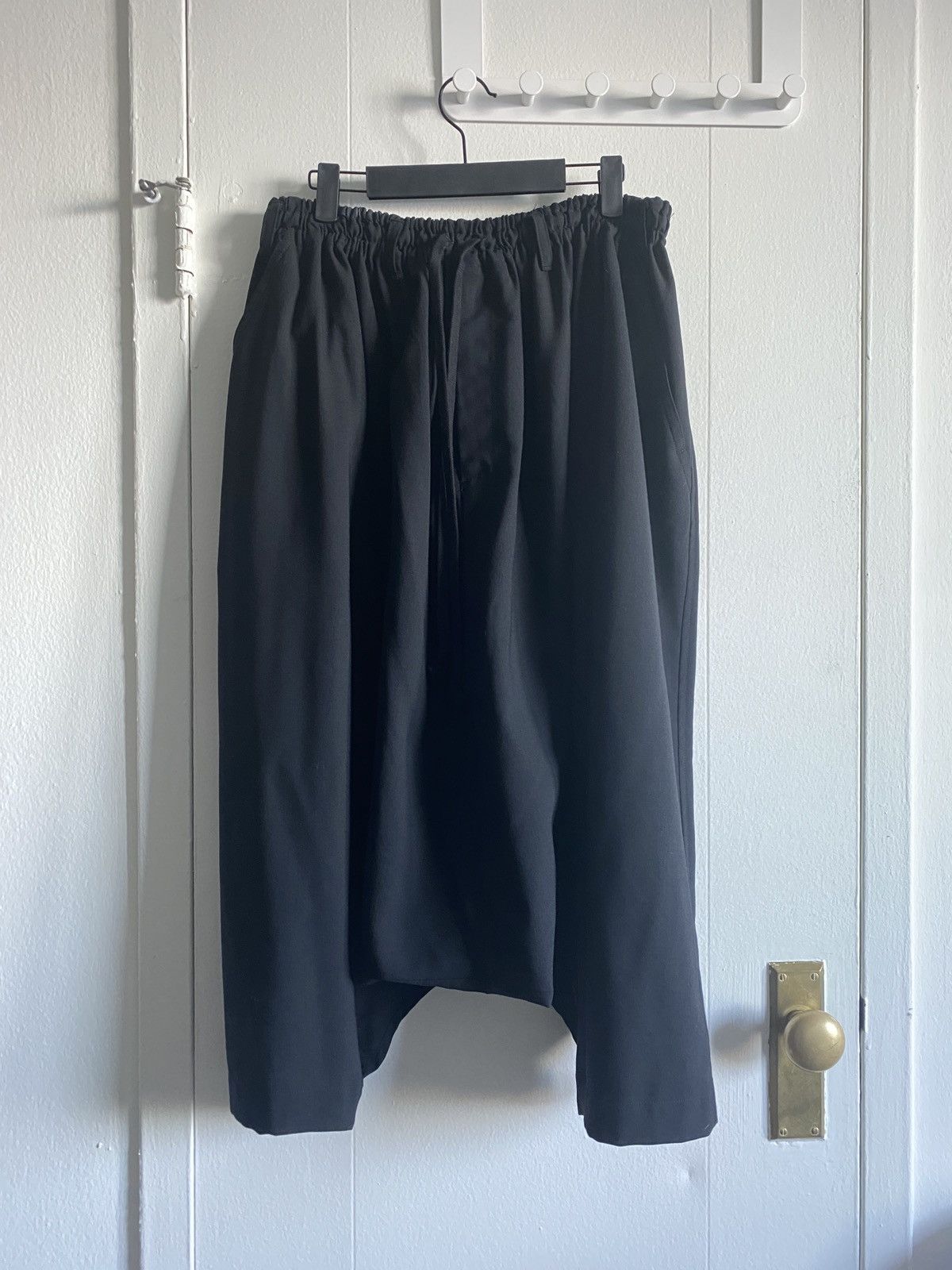 Yohji Yamamoto Wool Gabardine Drop Crotch Pants Size US 32 / EU 48 - 1 Preview