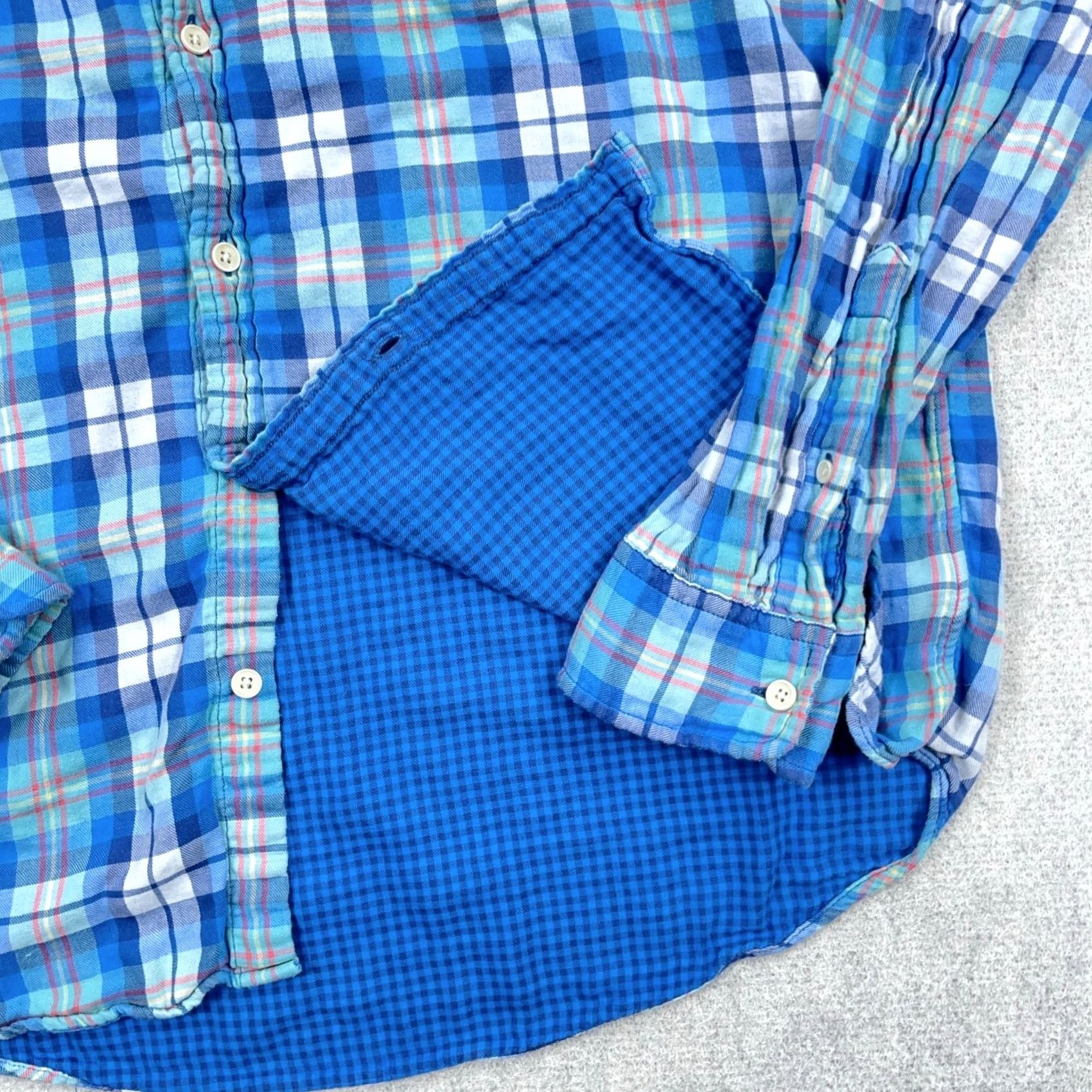 Vineyard Vines Vineyard Vines Button-Up Shirt Men L Blue Slim Fit Tucker Flannel Plaid Button-Down Casual Size US L / EU 52-54 / 3 - 5 Thumbnail