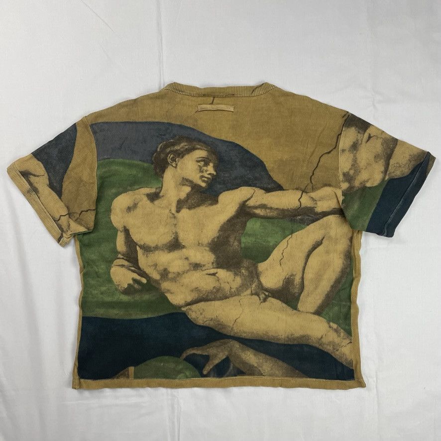 Jean Paul Gaultier SS1995 Jean Paul Gaultier Michelangelo Adam T-shirt Vintage Size US M / EU 48-50 / 2 - 2 Thumbnail