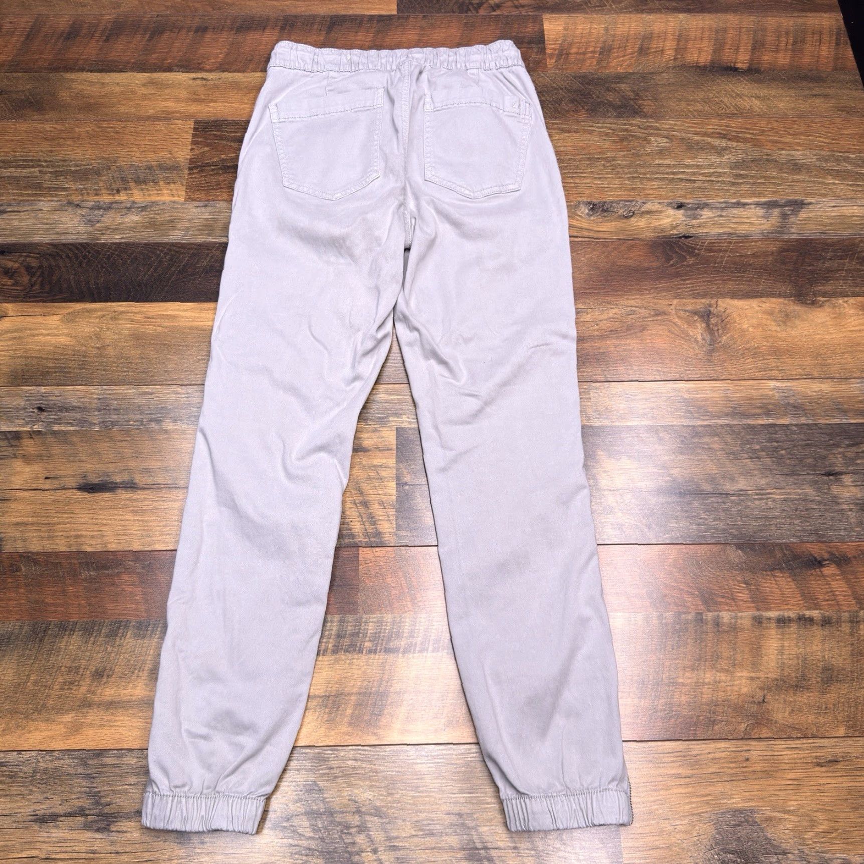 American Eagle Outfitters American Eagle Outfitters Jegging Jogger Pants Women's 8 Gray Mid Rise Zip Ankle Size 30" / US 8 / IT 44 - 2 Thumbnail