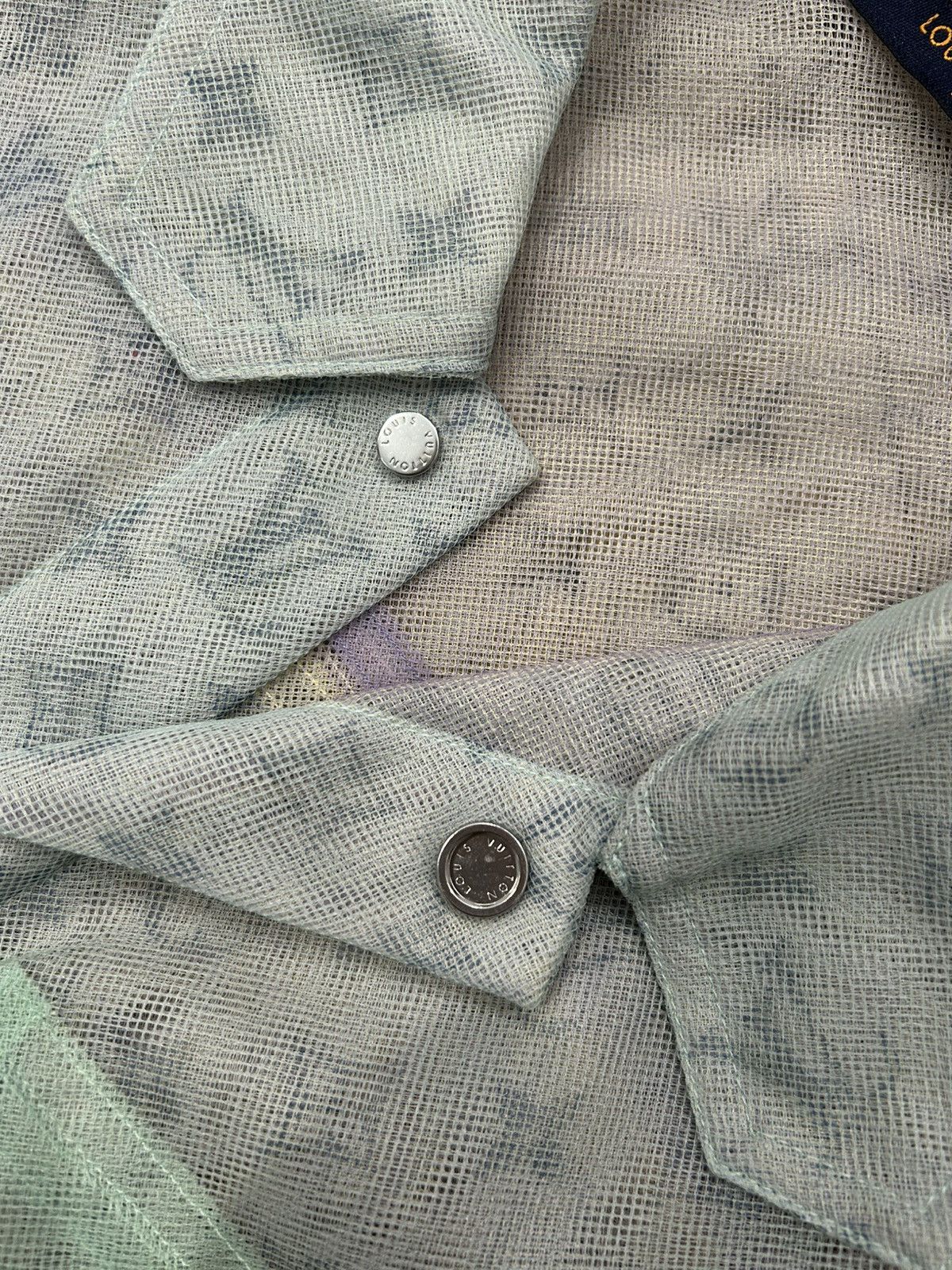 Louis Vuitton MULTICOLOR TULLE DENIM JACKET Size US S / EU 44-46 / 1 - 3 Thumbnail
