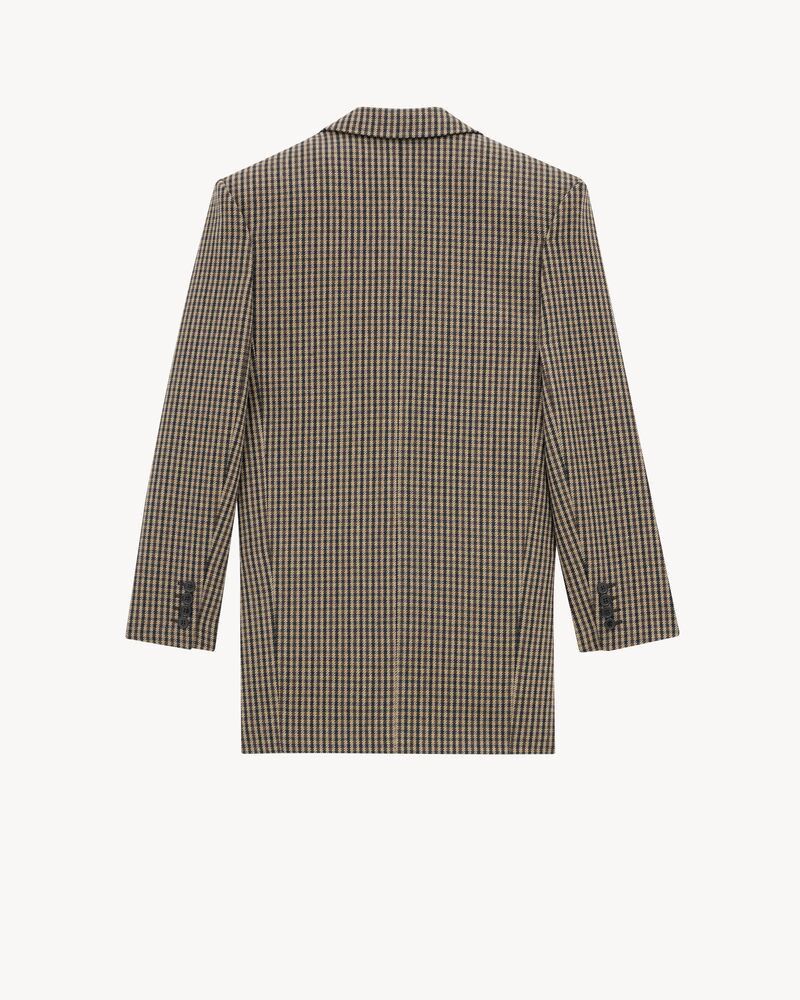Saint Laurent Paris o1b1hav111125 Double-breasted Jacket in Multicolor Size XL / US 12-14 / IT 48-50 - 4 Thumbnail