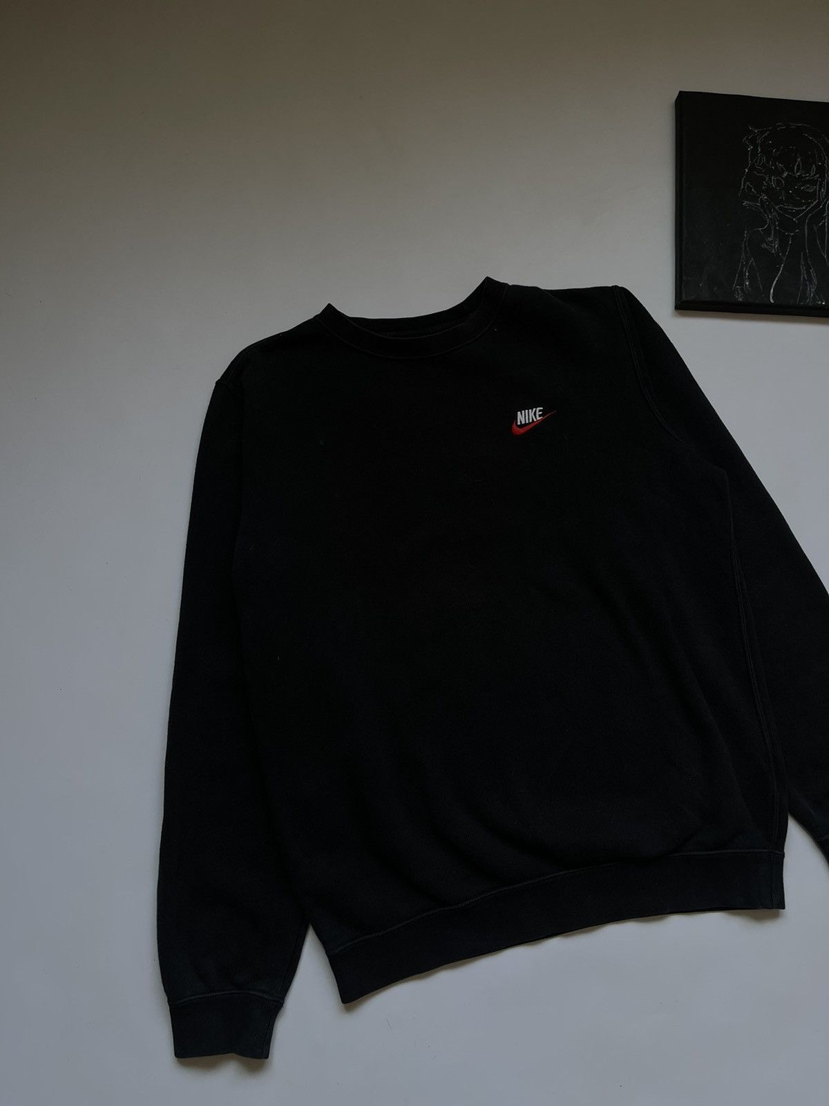 Nike × Vintage Vintage Nike Sweatshirt Y2k Style Swoosh Size US M / EU 48-50 / 2 - 3 Thumbnail