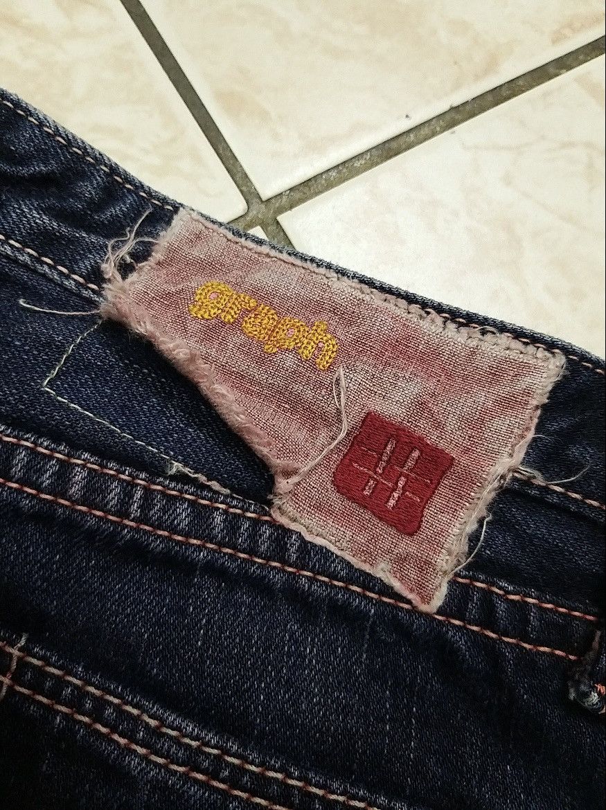 Japanese Brand GRAPH ZERO +/- MISUZU SELVEDGE 16OZ KOJIMA JAPAN JEANS Size US 30 / EU 46 - 14 Thumbnail