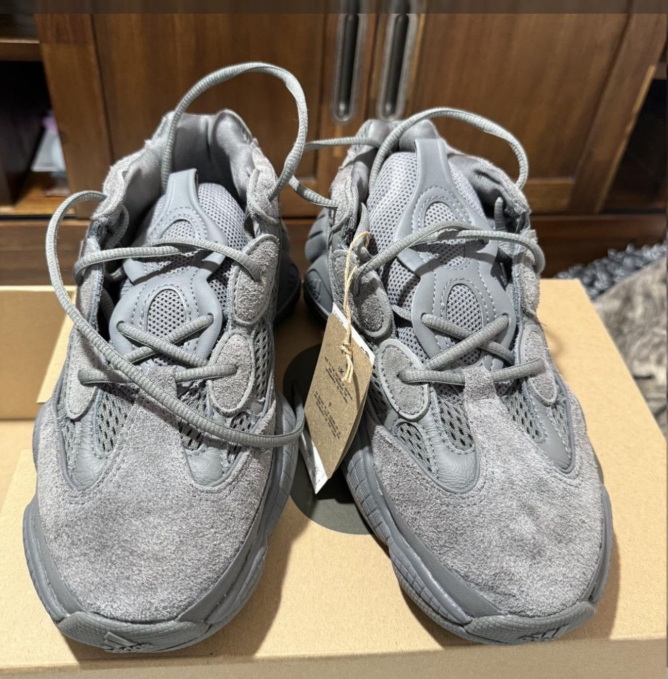 Yeezy Adidas Yeezy 500 Granite Size US 8 / EU 41 - 1 Thumbnail