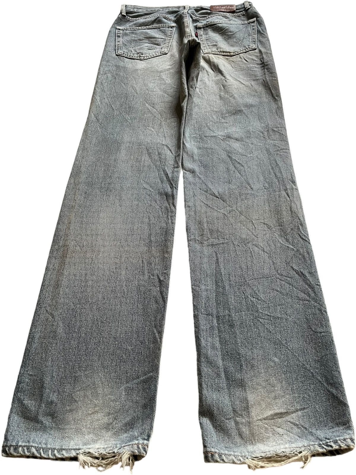 Edwin × Japanese Brand SALES🔥Vintage Japanese Edwin Faded Distress Loose Jeans Size US 30 / EU 46 - 2 Thumbnail