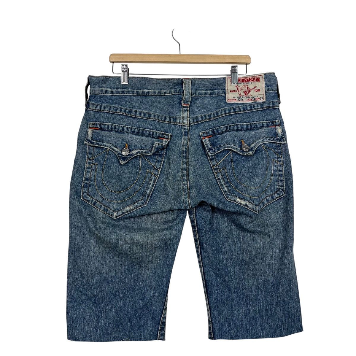 True Religion Vintage True Religion Custom Short Denim Jeans Size US 36 / EU 52 - 5 Thumbnail