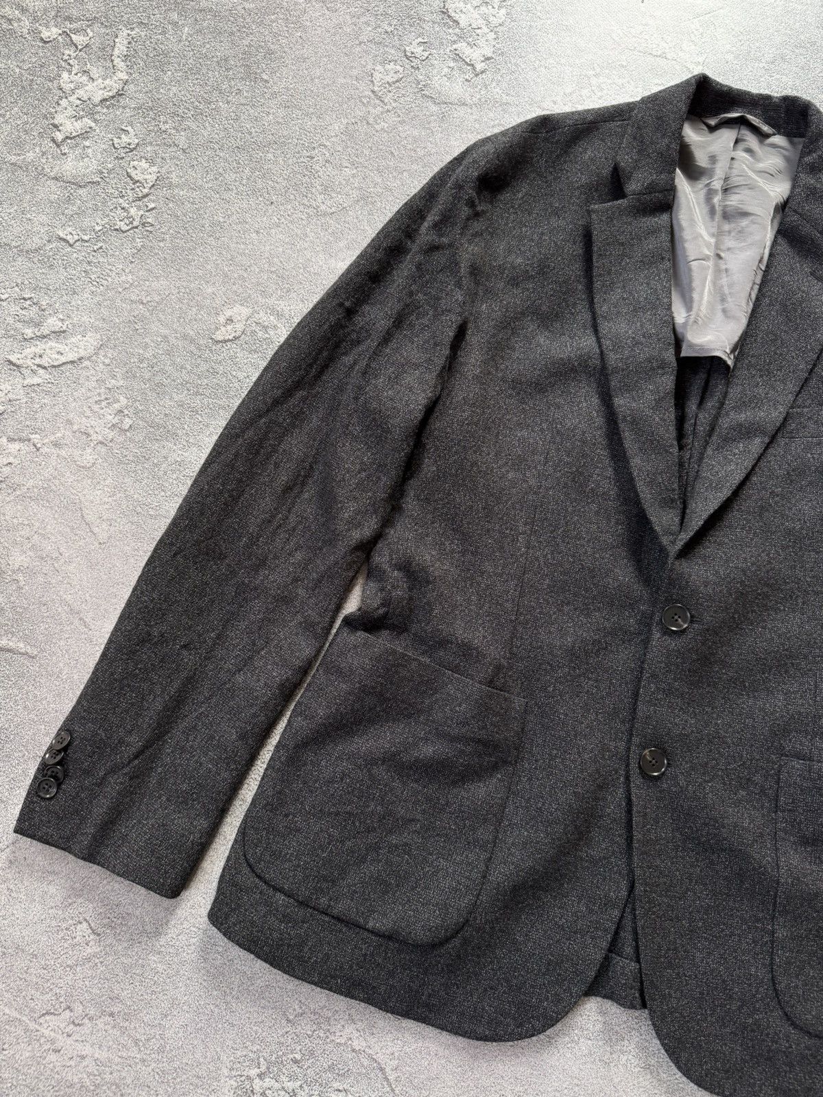 Designer × J.Lindeberg J.Lindeberg 50size blazer jacket Hopper PP unc 2 tone wool Size 50R - 6 Thumbnail