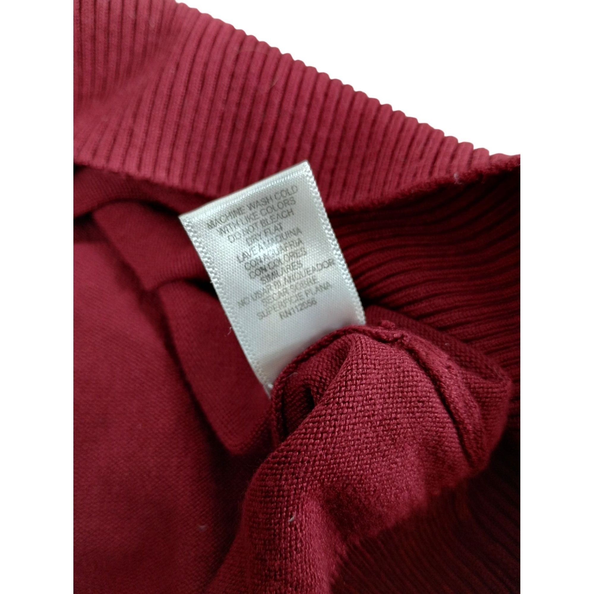 Other Zenana Misses 2X Burgundy Crew Neck Button Sleeve Sweater Size XXL / US 16-18 / IT 52-54 - 5 Thumbnail