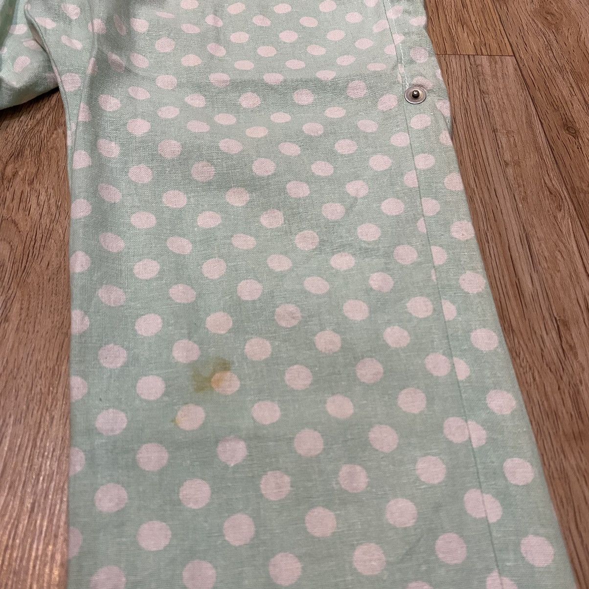 Issey Miyake 2000s Mercibeaucoup By Issey Miyake Polkadot Light Green Size US 26 / EU 42 - 3 Thumbnail