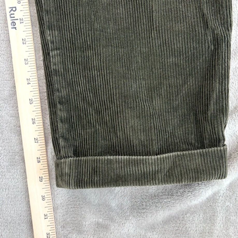 Brooks Brothers Brooks Brothers Pleated Dress Pants Corduroy 36x30 Green Old Money Luxury Baggy Size US 36 / EU 52 - 5 Thumbnail