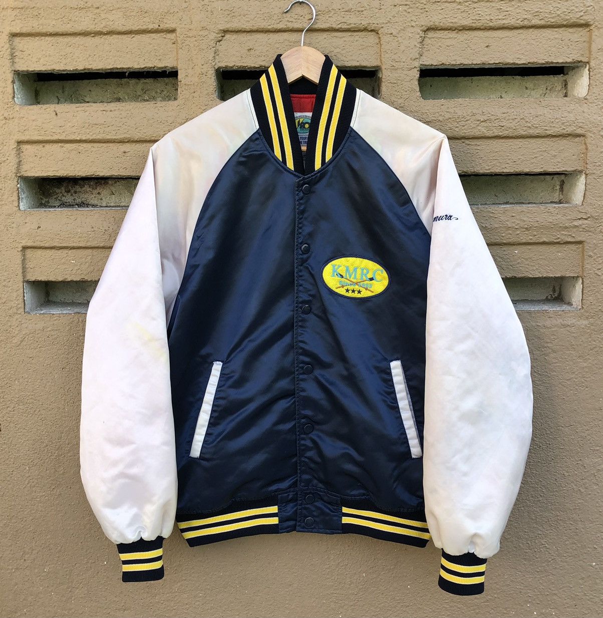 Vintage Vintage KMRC by Eightie’s Varsity Jacket Size US L / EU 52-54 / 3 - 1 Thumbnail