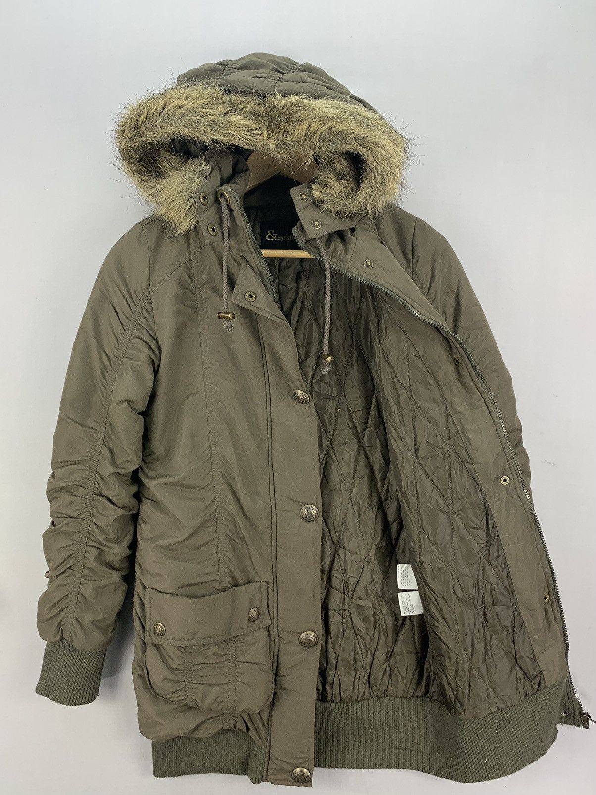 Japanese Brand Faux Fur Hoodie Fashion Parka Jacket Size US XS / EU 42 / 0 - 20 Thumbnail