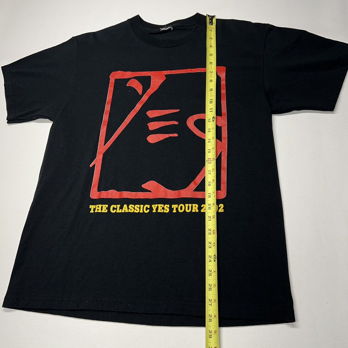 Band Tees × Vintage VTG Yes Band Tee Shirt Black Tour Rock Music Retro Graphic Size US L / EU 52-54 / 3 - 13 Thumbnail