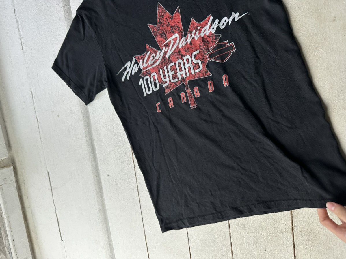 Harley Davidson 🚨VNTG HARLEY DAVIDSON 100 YEARS CANADA RARE BIG LOGO FADED Size US S / EU 44-46 / 1 - 3 Thumbnail