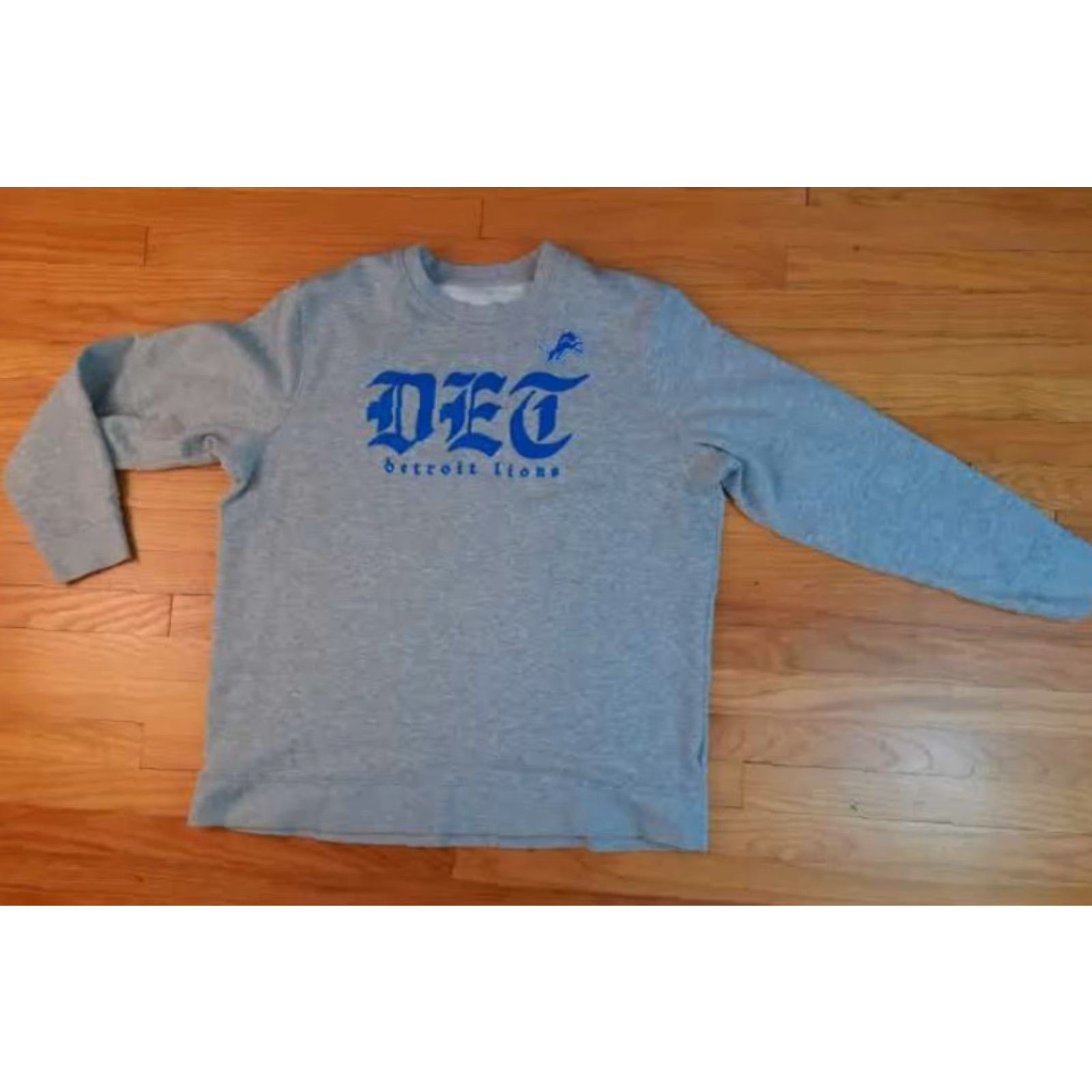 NFL Detroit Lions NFL Sweatshirt 3XL Gray Pullover Unisex Adults Football Shirt Size US XXL / EU 58 / 5 - 2 Thumbnail